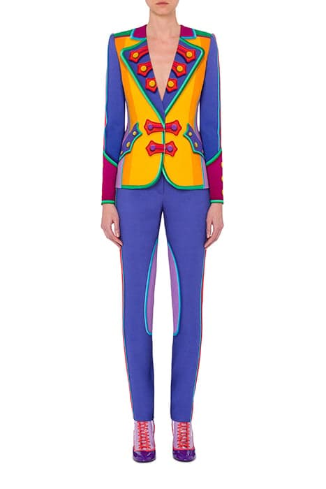 TROMPE L'ŒIL CADY JACKET MULTICOLOR by Moschino