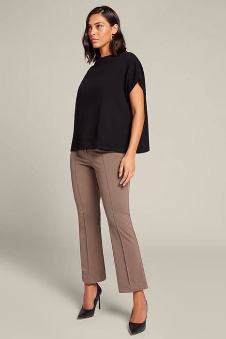 STRETCH JACQUARD TROUSERS by Elena Mirò