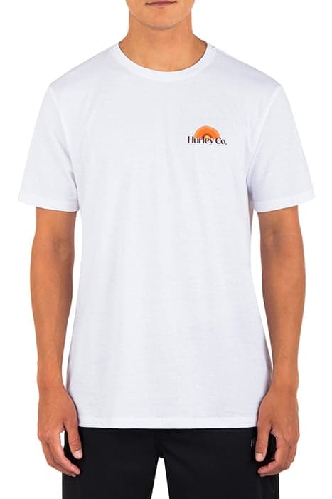 EVD NECTARINE SHORT SLEEVE WHITE by Hurley