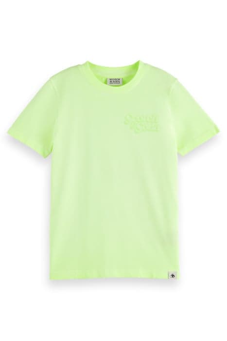 GARMENT-DYED T-SHIRT LIGHTHOUSE LIME by Scotch & Soda