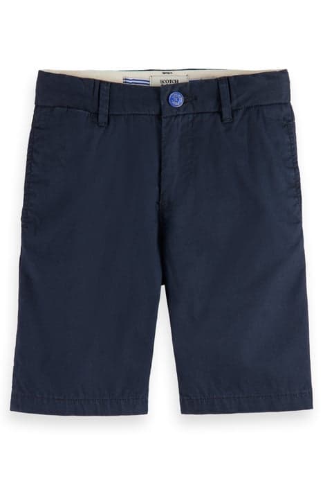 LONGER LENGTH - PEACHED PIMA COTTON CHINO SHORTS NIGHT by Scotch & Soda