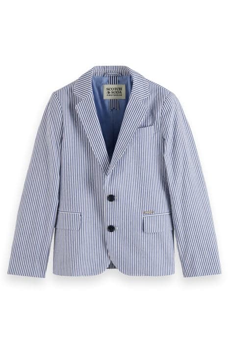 SEERSUCKER STRIPED BLAZER BLUE STRIPE by Scotch & Soda