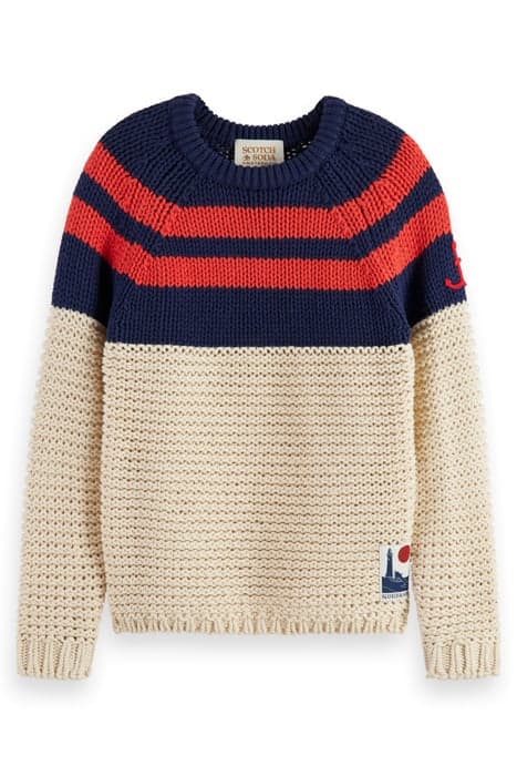 COLOUR-BLOCK PULLOVER COLOURBLOCK by Scotch & Soda