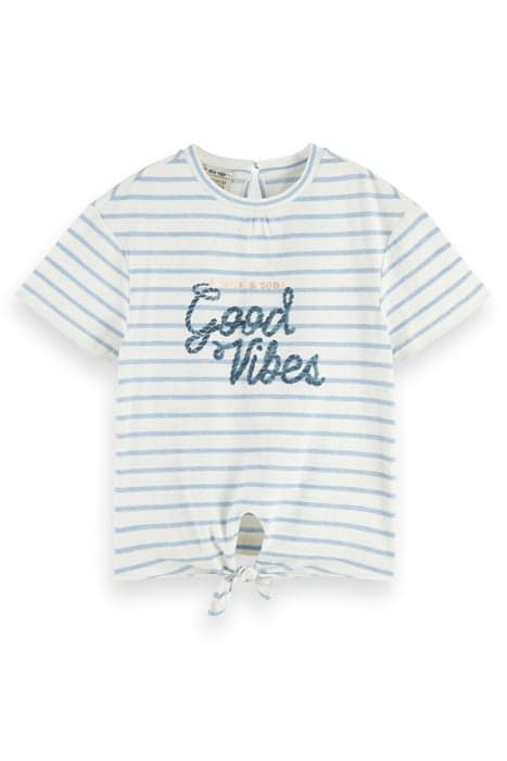 RELAXED-FIT T-SHIRT BAYSIDE BLUE STRIPE by Scotch & Soda