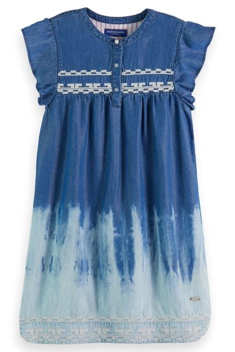 SHORT SLEEVE DRESS - WASHED INDIGO by Scotch & Soda