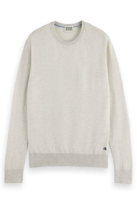 ESSENTIALS - CREWNECK PULLOVER GREY MELANGE by Scotch & Soda