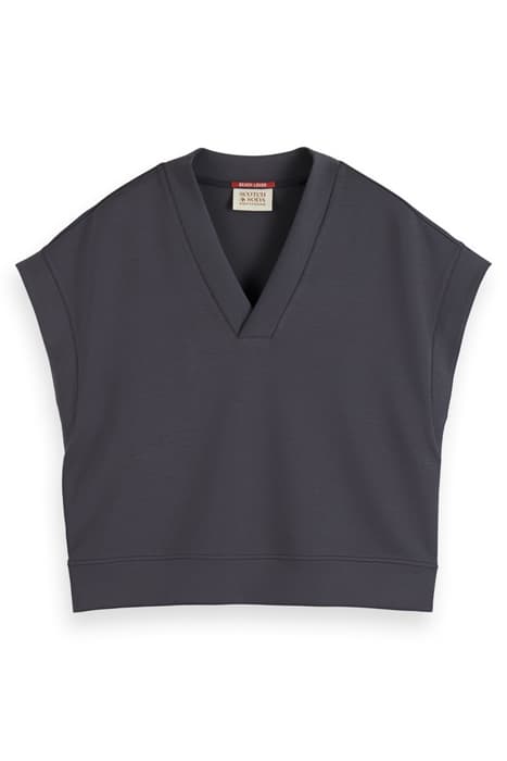 V-NECK SLEEVELESS MODAL SWEATSHIRT ANTRA by Scotch & Soda