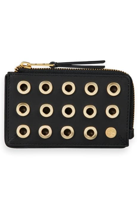 MULTI PURSE WALLET WITH EYELETS BLACK by Scotch & Soda