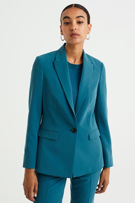 BLAZER GREEN BLUE by WE Fashion