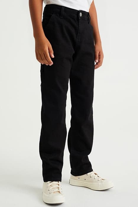 5-POCKET MID WAIST BLACK by WE Fashion