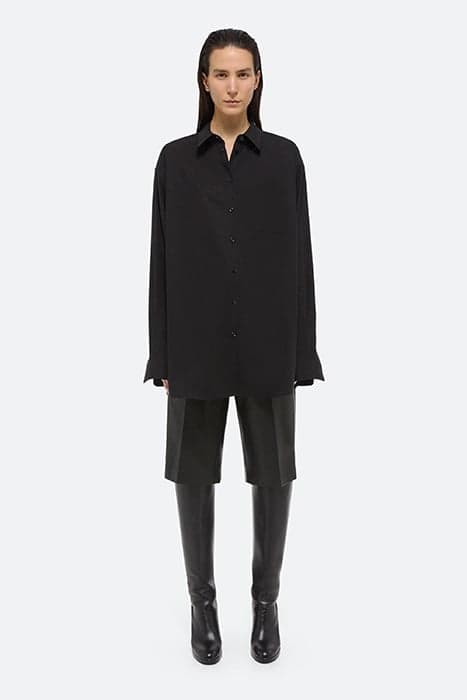 OVERSIZED SHIRT COTTON BLACK by Helmut Lang