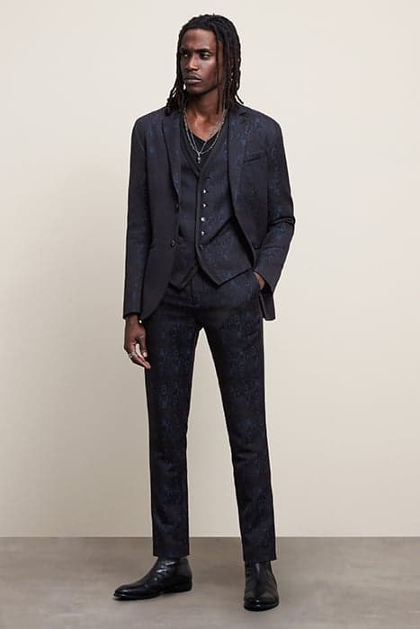 SLIM FIT PANTS WITH WELT HIP POCKET AND NIGHT SKY by John Varvatos