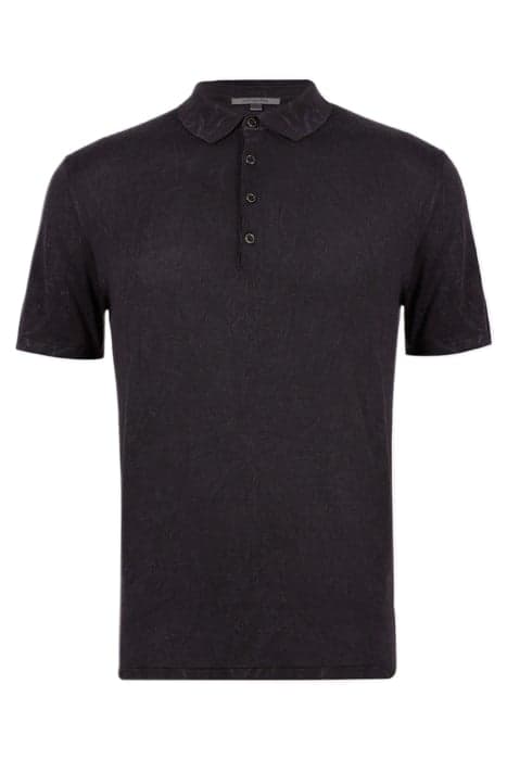 CHATHAM REGULAR FIT SS P OLO WITHPIGMENT BLACK by John Varvatos