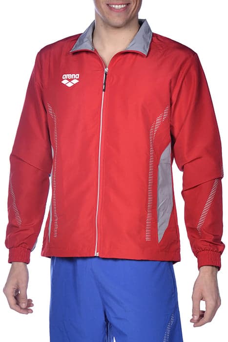 TL WARM UP JACKET RED-GREY by Arena