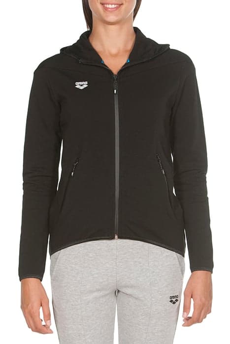 W GYM HOODED F/Z JACKET BLACK by Arena