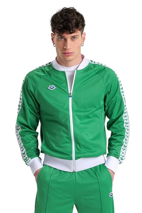 M RELAX IV TEAM JACKET TEAM GREEN-WHITE-TEAM GREE by Arena