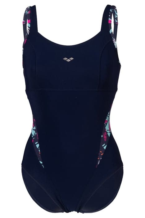 WOMEN'S BODYLIFT SWIMSUIT FRANCY STRAP B NAVY-FREAK ROSE MUL by Arena