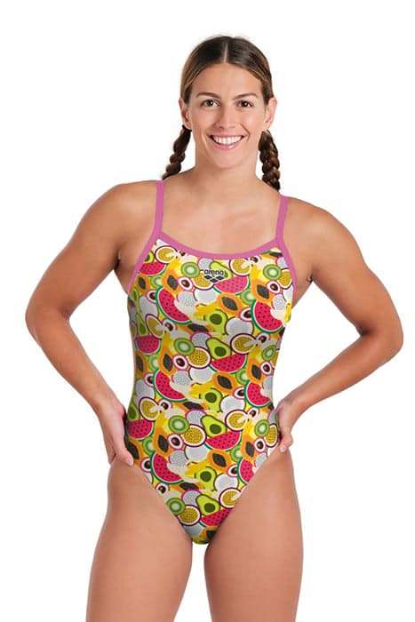 W POM CHALLENGE BACK ONE PIECE MICROFRUITS by Arena