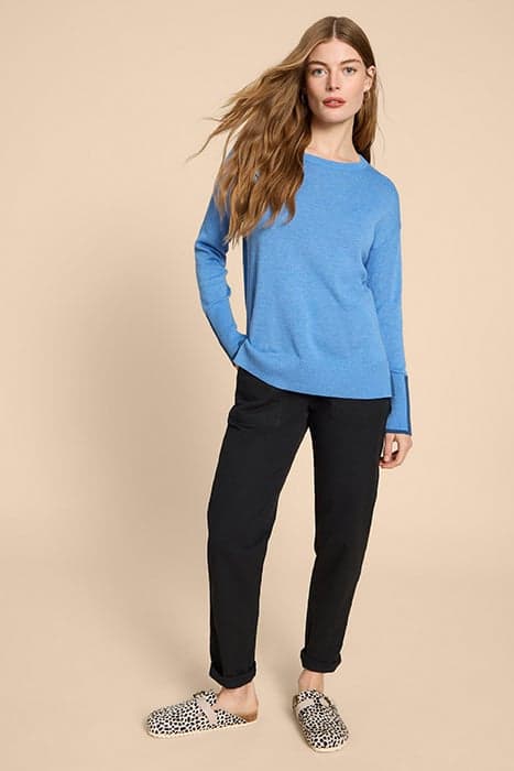 OLIVE JUMPER CHAMBRAY BLUE by White Stuff