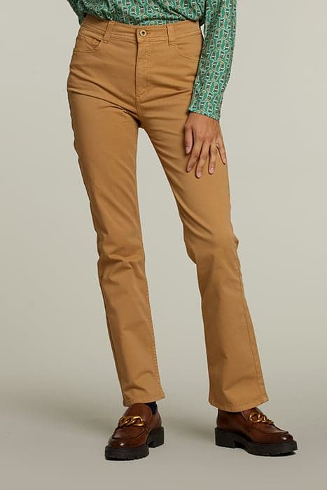 BEIGE LONG 5-POCKET PANTS by River Woods