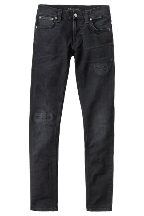 TIGHT TERRY BLACK BLUE PATCHES by Nudie Jeans Co