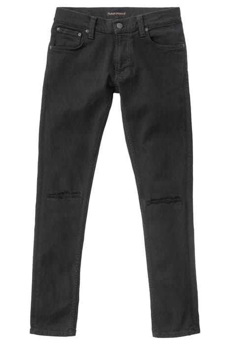 TIGHT TERRY DEEP BLACK WORN by Nudie Jeans Co