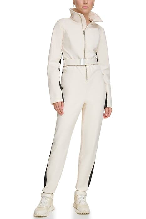 BELTED ONE PIECE SKI WHITE by DKNY