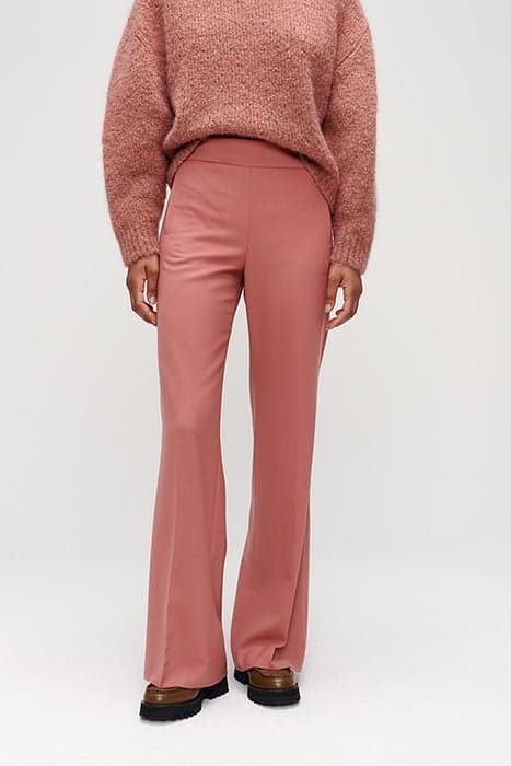 SADE WOOL PANTS PINK by Zenggi