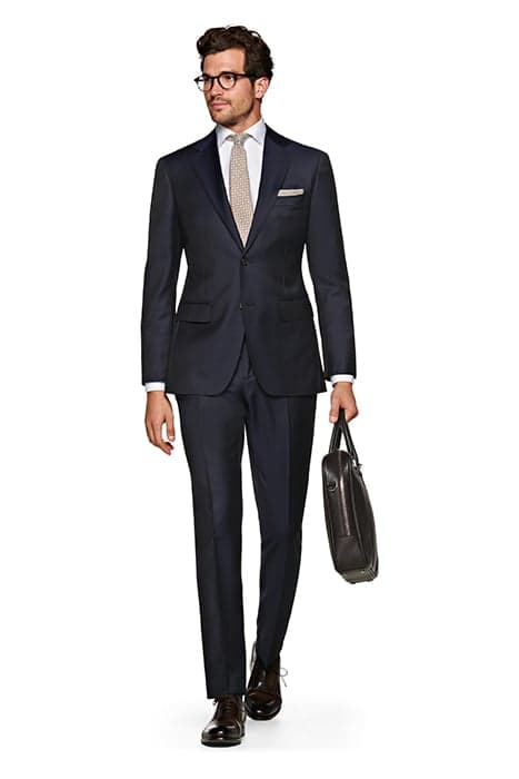 NAVY PERENNIAL TAILORED FIT NAPOLI SUIT by Suitsupply