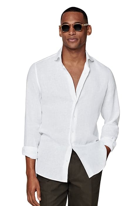 WHITE SLIM FIT SHIRT by Suitsupply