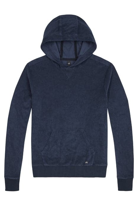 REED | TOWELING HOODIE NAVY BLUE by WAHTS