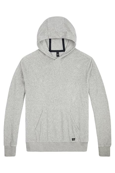 REED | TOWELING HOODIE LIGHT GREY MELANGE by WAHTS