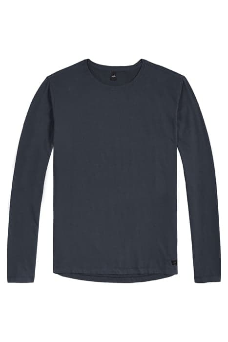 OLSON-CARBON | LONGSLEEVE T-SHIRT DARK NAVY by WAHTS