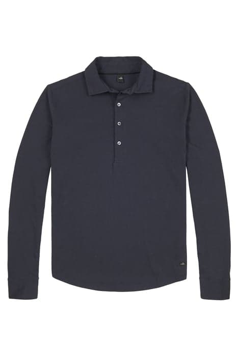 THOMSON | TAILORED JERSEY POLOSHIRT DARK NAVY by WAHTS