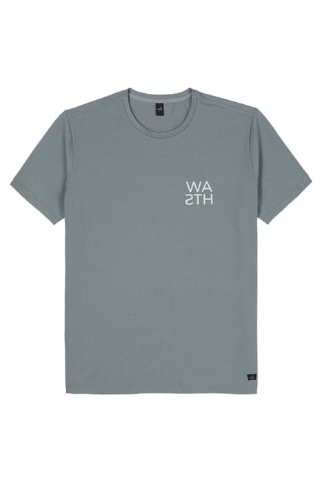 PHERSON | TECH COTTON T-SHIRT CHALK BLUE by WAHTS