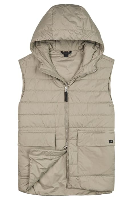 HOLDEN | PADDED COMMUTER VEST SLATE BEIGE by WAHTS