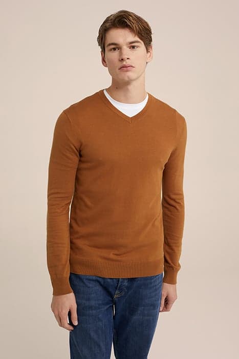 PULLOVER CINNAMON BROWN by WE Fashion