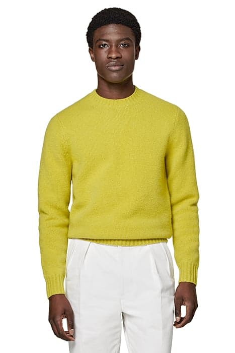 YELLOW MERINO CREWNECK by Suitsupply