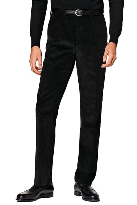 BLACK STRAIGHT LEG TROUSERS by Suitsupply