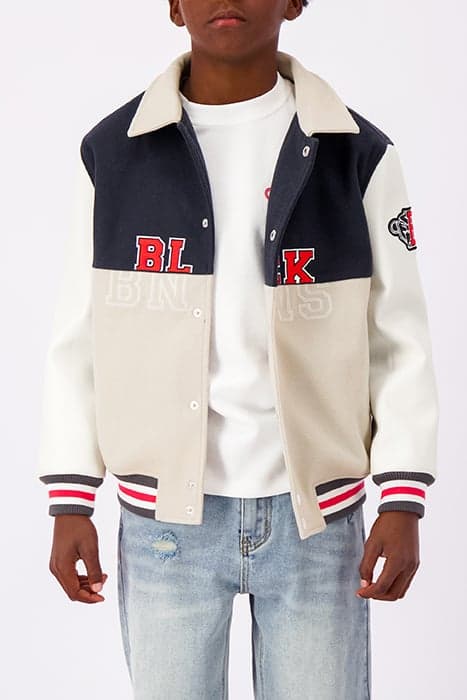 JR. COLLEGE JACKET SAND by Black Bananas