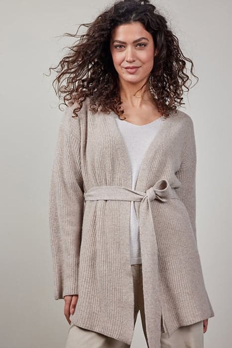 KIMONO CHIARA CASHMERE LIGHT SAND MELANGE by DIDI