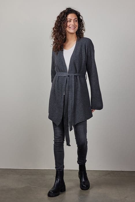 KIMONO CHIARA CASHMERE DARK GREY MELANGE by DIDI