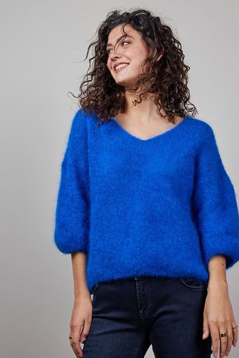 MOHAIR PULLOVER MIRA KOBALT BLUE by DIDI