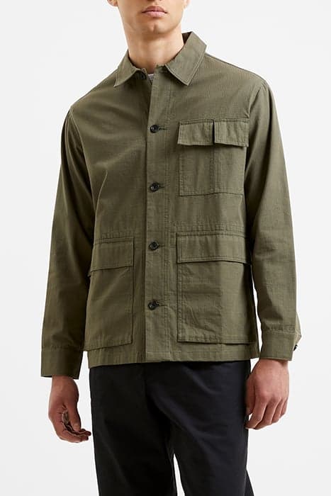 MILITARY OVERSHIRT GREEN by French Connection