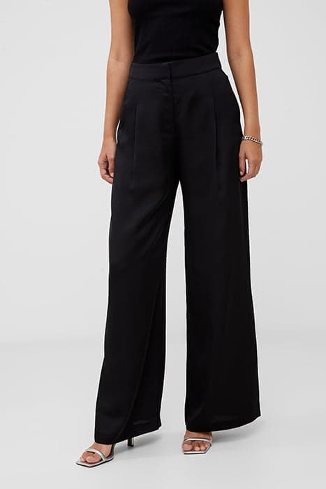 HARLOW SATIN TROUSER BLACK by French Connection