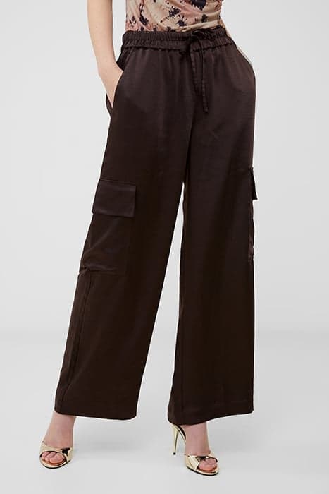 CHLOETTA CARGO TROUSER BROWN by French Connection