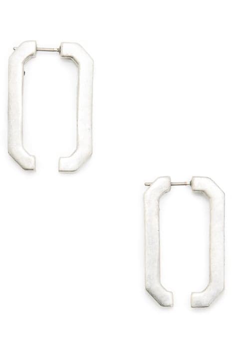 HARPER SPLIT HOOPS WARM SILVER by AllSaints