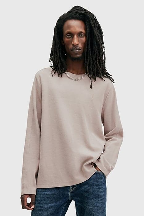 ROWE LS CREW BOSTON TAUPE by AllSaints