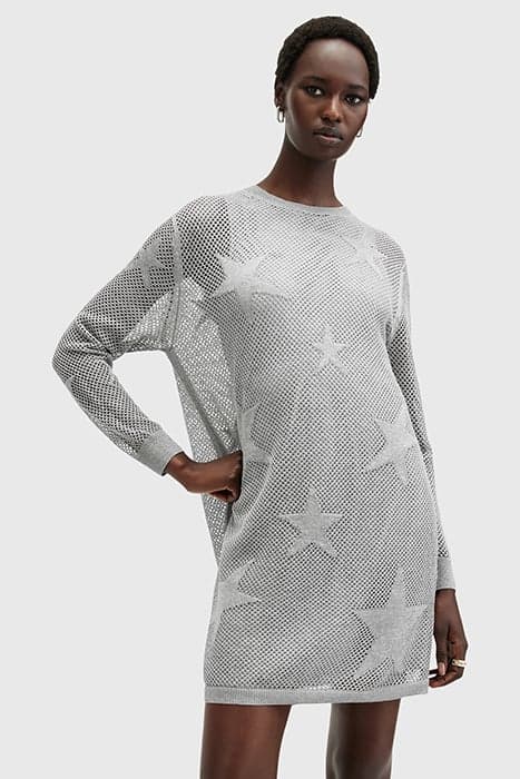 SERAPH DRESS SILVER BIRCH GREY by AllSaints