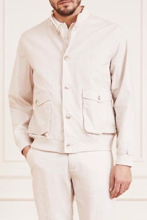 BOMBER WITH BUTTONS NEUTRAL MILK by Marciano by Guess